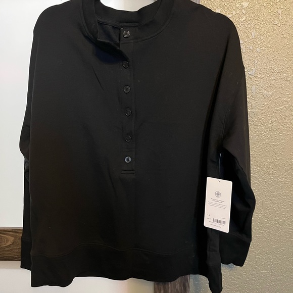 Athleta_balance henley sweatshirt - Picture 1 of 5